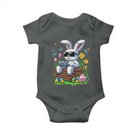 Gamer Rabbit Baby Onesie Cute Bunny Gaming Eggs Video Games Easter Pixel Garden - Wonder Print Shop