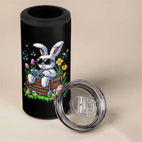 Gamer Rabbit 4 in 1 Can Cooler Tumbler Cute Bunny Gaming Eggs Video Games Easter Pixel Garden - Wonder Print Shop