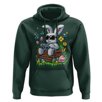 Gamer Rabbit Hoodie Cute Bunny Gaming Eggs Video Games Easter Pixel Garden - Wonder Print Shop