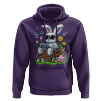 Gamer Rabbit Hoodie Cute Bunny Gaming Eggs Video Games Easter Pixel Garden - Wonder Print Shop