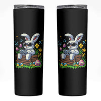 Gamer Rabbit Skinny Tumbler Cute Bunny Gaming Eggs Video Games Easter Pixel Garden - Wonder Print Shop