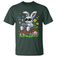 Gamer Rabbit T Shirt Cute Bunny Gaming Eggs Video Games Easter Pixel Garden - Wonder Print Shop