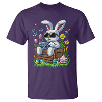 Gamer Rabbit T Shirt Cute Bunny Gaming Eggs Video Games Easter Pixel Garden - Wonder Print Shop