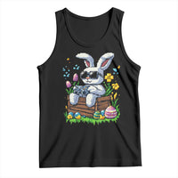 Gamer Rabbit Tank Top Cute Bunny Gaming Eggs Video Games Easter Pixel Garden - Wonder Print Shop