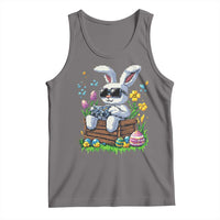Gamer Rabbit Tank Top Cute Bunny Gaming Eggs Video Games Easter Pixel Garden - Wonder Print Shop
