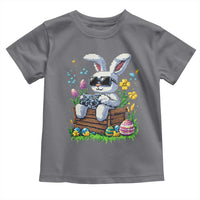 Gamer Rabbit Toddler T Shirt Cute Bunny Gaming Eggs Video Games Easter Pixel Garden - Wonder Print Shop