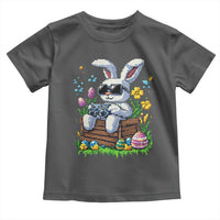 Gamer Rabbit Toddler T Shirt Cute Bunny Gaming Eggs Video Games Easter Pixel Garden - Wonder Print Shop