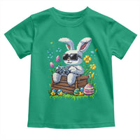 Gamer Rabbit Toddler T Shirt Cute Bunny Gaming Eggs Video Games Easter Pixel Garden - Wonder Print Shop