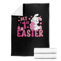 Baby First Easter Throw Blanket Cute Newborn Gift Bunny Rabbit - Wonder Print Shop
