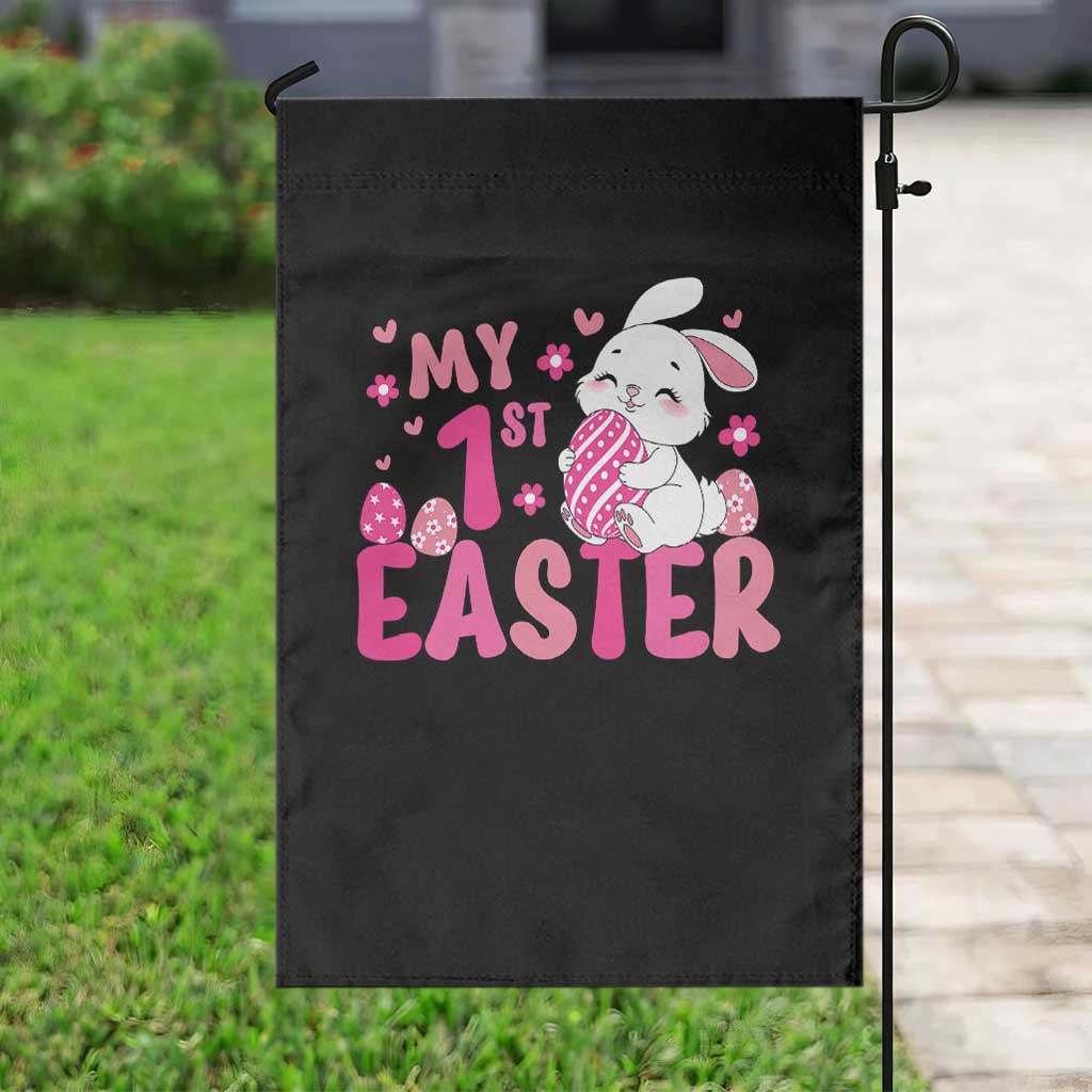 Baby First Easter Garden Flag Cute Newborn Gift Bunny Rabbit - Wonder Print Shop