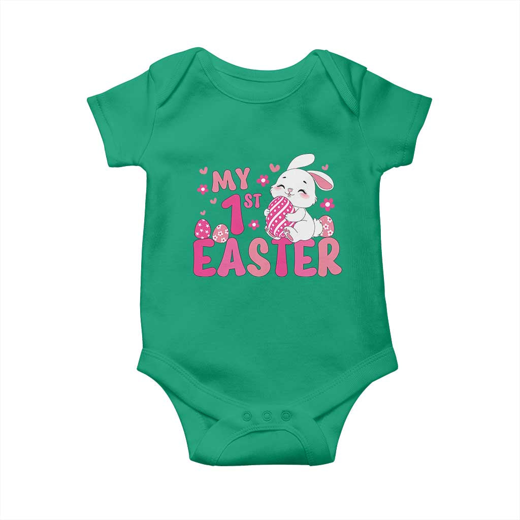 Baby First Easter Baby Onesie Cute Newborn Gift Bunny Rabbit - Wonder Print Shop