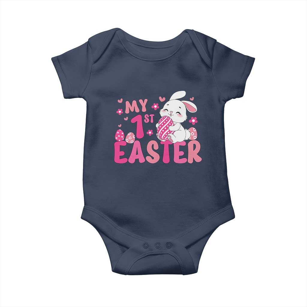 Baby First Easter Baby Onesie Cute Newborn Gift Bunny Rabbit - Wonder Print Shop