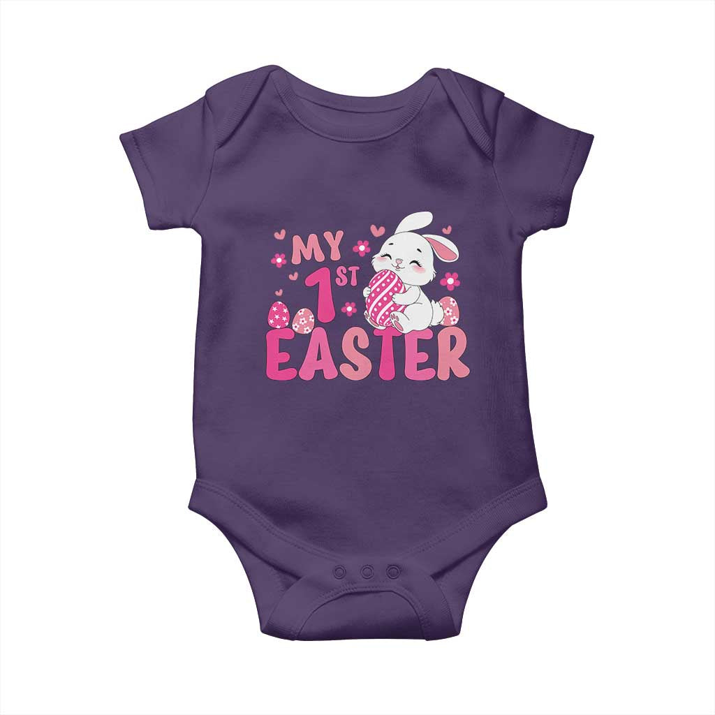 Baby First Easter Baby Onesie Cute Newborn Gift Bunny Rabbit - Wonder Print Shop