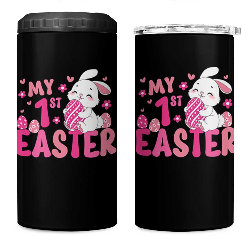 Baby First Easter 4 in 1 Can Cooler Tumbler Cute Newborn Gift Bunny Rabbit - Wonder Print Shop