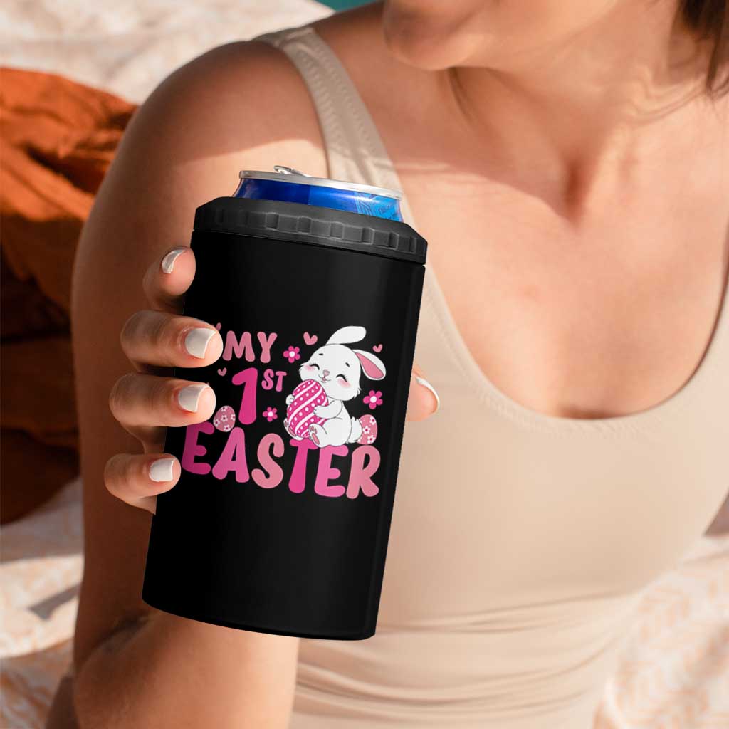 Baby First Easter 4 in 1 Can Cooler Tumbler Cute Newborn Gift Bunny Rabbit - Wonder Print Shop
