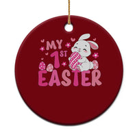 Baby First Easter Ceramic Ornament Cute Newborn Gift Bunny Rabbit - Wonder Print Shop