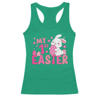Baby First Easter Racerback Tank Top Cute Newborn Gift Bunny Rabbit - Wonder Print Shop