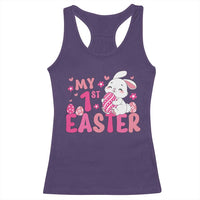 Baby First Easter Racerback Tank Top Cute Newborn Gift Bunny Rabbit - Wonder Print Shop