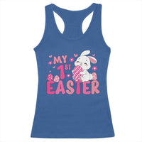 Baby First Easter Racerback Tank Top Cute Newborn Gift Bunny Rabbit - Wonder Print Shop