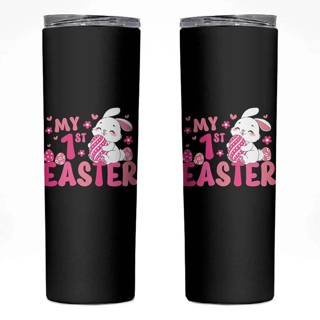 Baby First Easter Skinny Tumbler Cute Newborn Gift Bunny Rabbit - Wonder Print Shop