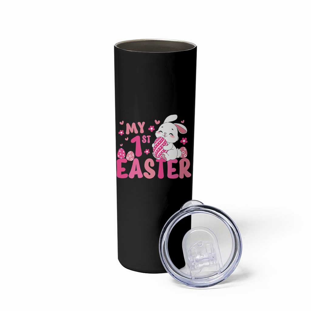 Baby First Easter Skinny Tumbler Cute Newborn Gift Bunny Rabbit - Wonder Print Shop