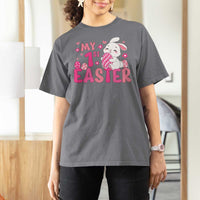 Baby First Easter T Shirt For Women Cute Newborn Gift Bunny Rabbit - Wonder Print Shop