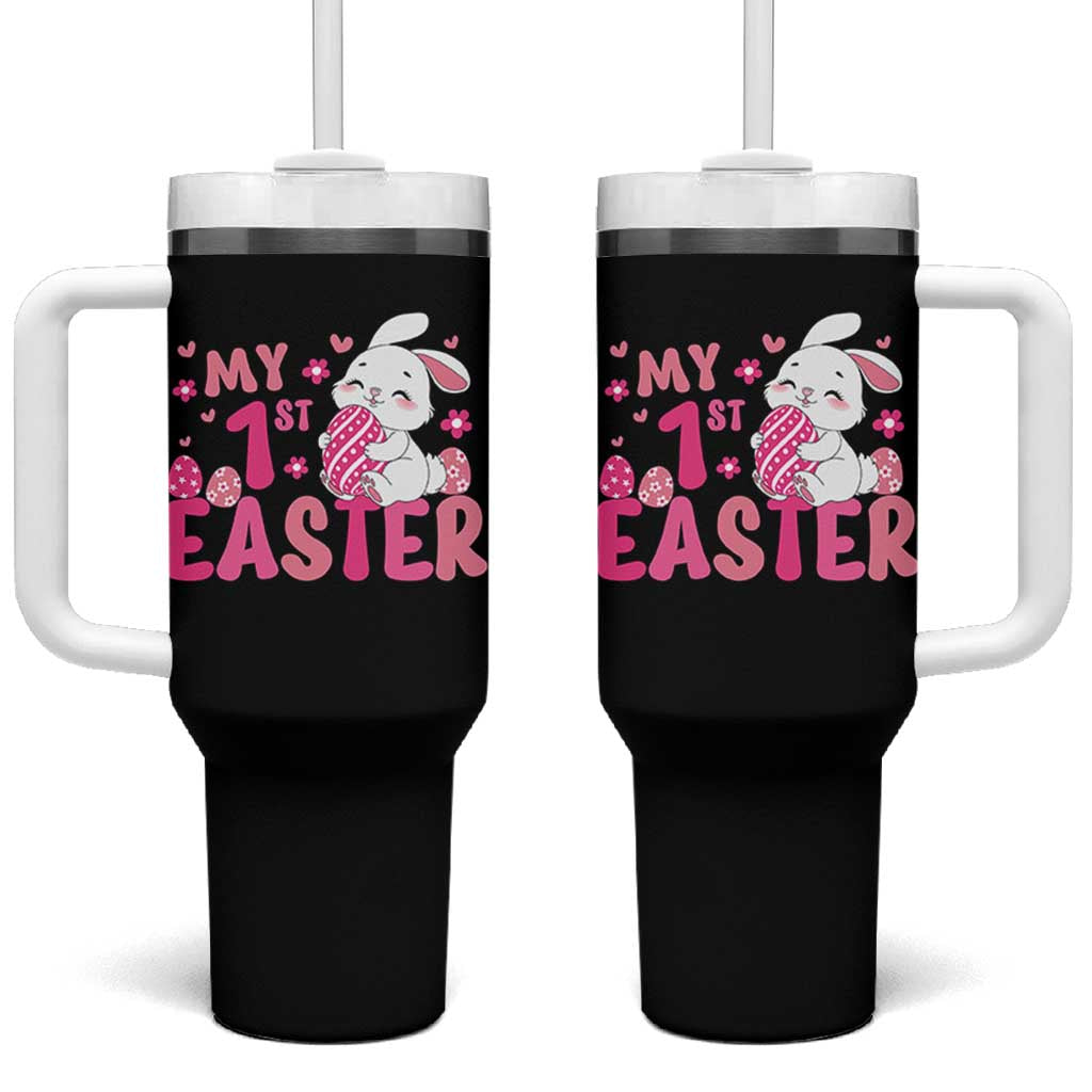 Baby First Easter Tumbler With Handle Cute Newborn Gift Bunny Rabbit - Wonder Print Shop