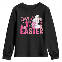 Baby First Easter Youth Sweatshirt Cute Newborn Gift Bunny Rabbit - Wonder Print Shop