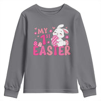 Baby First Easter Youth Sweatshirt Cute Newborn Gift Bunny Rabbit - Wonder Print Shop
