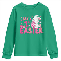 Baby First Easter Youth Sweatshirt Cute Newborn Gift Bunny Rabbit - Wonder Print Shop