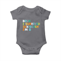 8th Birthday Baby Onesie Im 8 Year Old Six Seven Bruh I Survived 67