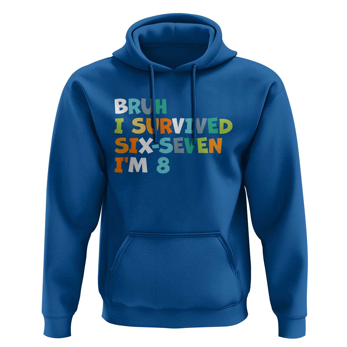 8th Birthday Hoodie Im 8 Year Old Six Seven Bruh I Survived 67