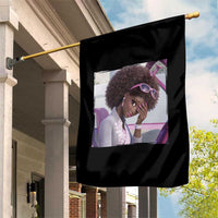 Disgusted Black Doll Meme Garden Flag Funny Sassy Reaction Afro Girl With Attitude
