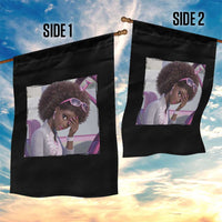 Disgusted Black Doll Meme Garden Flag Funny Sassy Reaction Afro Girl With Attitude