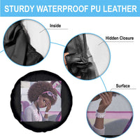 Disgusted Black Doll Meme Spare Tire Cover Funny Sassy Reaction Afro Girl With Attitude