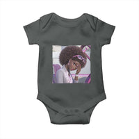 Disgusted Black Doll Meme Baby Onesie Funny Sassy Reaction Afro Girl With Attitude