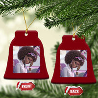 Disgusted Black Doll Meme Ceramic Ornament Funny Sassy Reaction Afro Girl With Attitude
