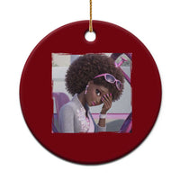 Disgusted Black Doll Meme Ceramic Ornament Funny Sassy Reaction Afro Girl With Attitude