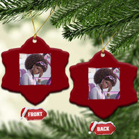 Disgusted Black Doll Meme Ceramic Ornament Funny Sassy Reaction Afro Girl With Attitude