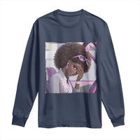 Disgusted Black Doll Meme Long Sleeve Shirt Funny Sassy Reaction Afro Girl With Attitude