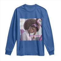 Disgusted Black Doll Meme Long Sleeve Shirt Funny Sassy Reaction Afro Girl With Attitude