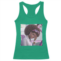 Disgusted Black Doll Meme Racerback Tank Top Funny Sassy Reaction Afro Girl With Attitude