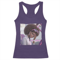 Disgusted Black Doll Meme Racerback Tank Top Funny Sassy Reaction Afro Girl With Attitude