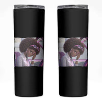 Disgusted Black Doll Meme Skinny Tumbler Funny Sassy Reaction Afro Girl With Attitude