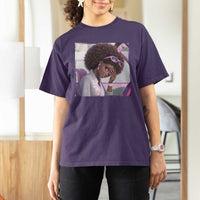 Disgusted Black Doll Meme T Shirt For Women Funny Sassy Reaction Afro Girl With Attitude