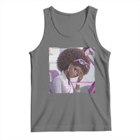 Disgusted Black Doll Meme Tank Top Funny Sassy Reaction Afro Girl With Attitude