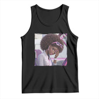 Disgusted Black Doll Meme Tank Top Funny Sassy Reaction Afro Girl With Attitude