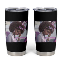 Disgusted Black Doll Meme Tumbler Cup Funny Sassy Reaction Afro Girl With Attitude