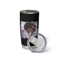Disgusted Black Doll Meme Tumbler Cup Funny Sassy Reaction Afro Girl With Attitude