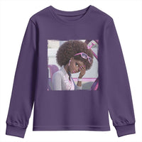 Disgusted Black Doll Meme Youth Sweatshirt Funny Sassy Reaction Afro Girl With Attitude